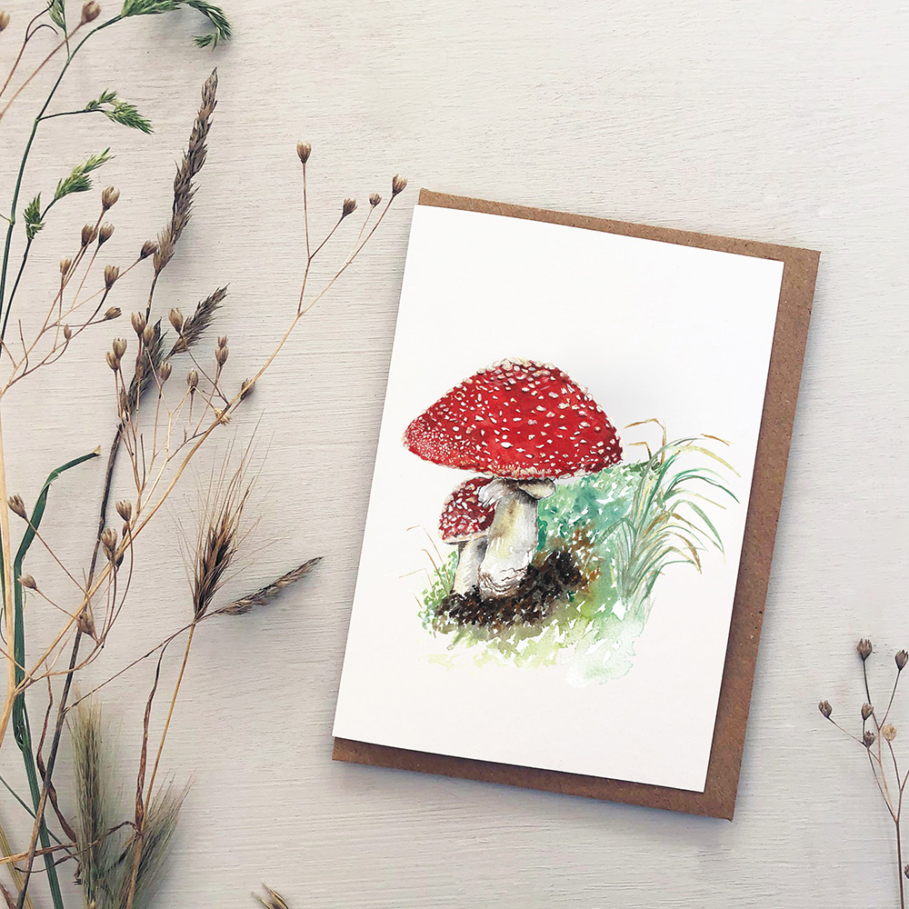 Toadstool Card